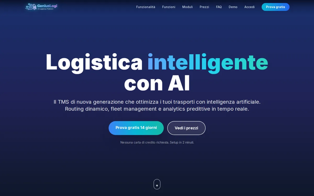GeniusLogi home page